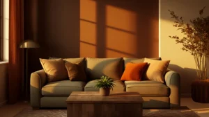 Colores de otoño para interiores